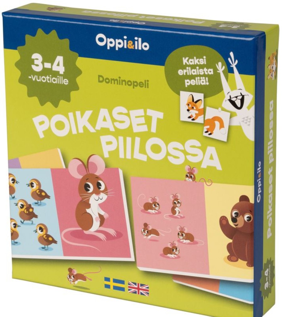 Lapsille SanomaPro | Oppi&Ilo - Poikaset Piilossa -Dominopeli 3 4 V