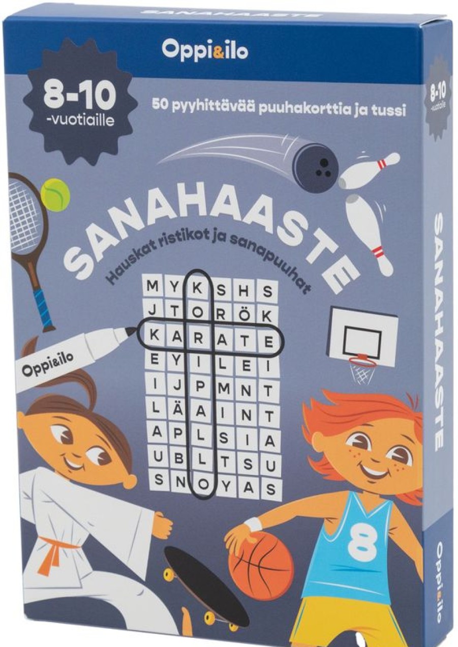 Lapsille SanomaPro | Oppi&Ilo - Sanahaaste-Puuhakortit 8-10 V