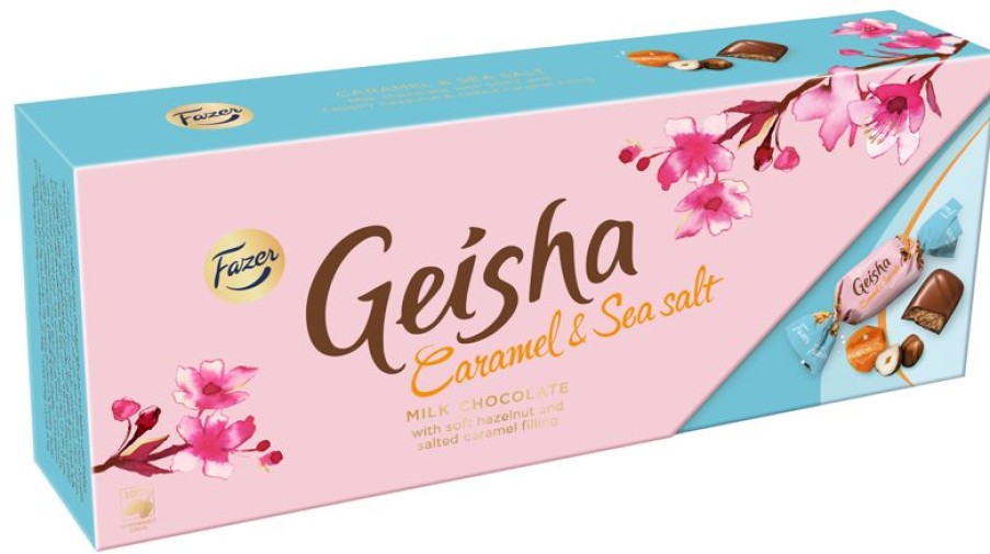 Joulu 2023 Fazer Makeiset | Fazer Geisha Caramel & Sea Salt Suklaakonvehti 270G