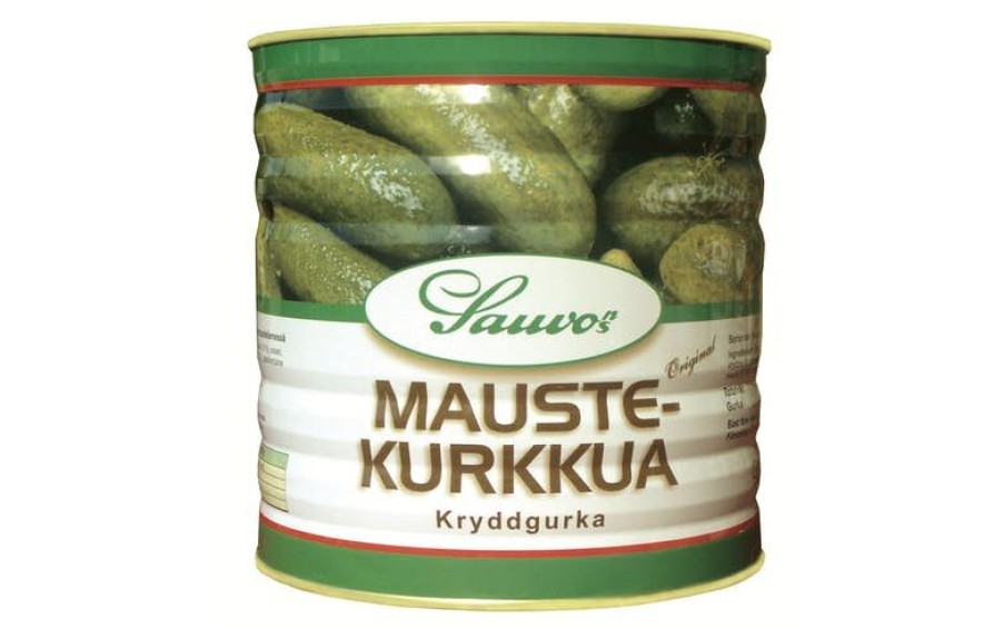 Elintarvikkeet Kespro | Sauvon 2,9/1,6 Kg Mausteliemessa Kokonaisia Kurkkuja