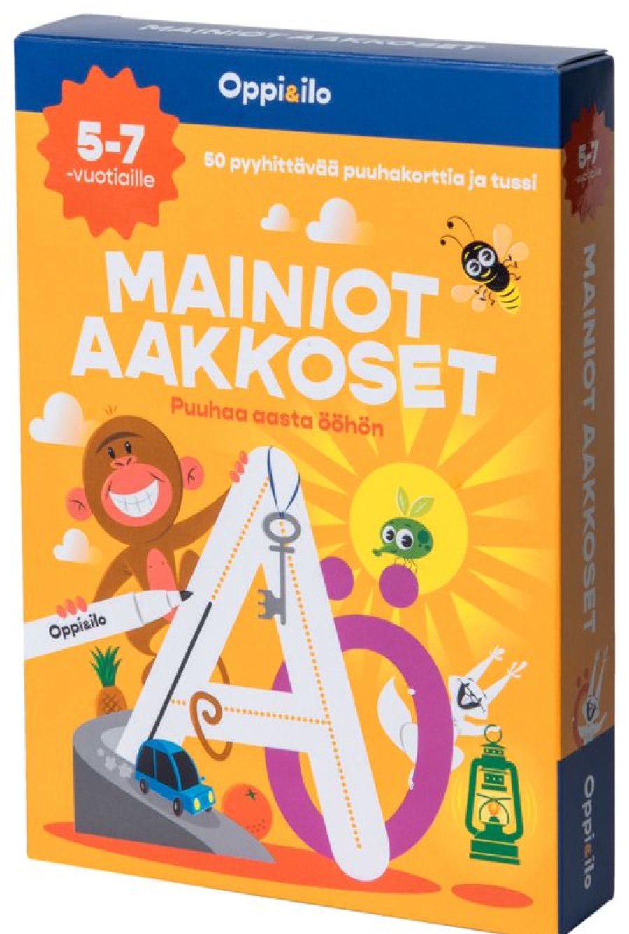 Lapsille SanomaPro | Oppi&Ilo - Mainiot Aakkoset -Puuhakortit 5-7 V